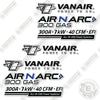 Image of Vanair AIR N ARC 300G Decal Kit All-In-One Mobile Power Systems - Aftermarket Kit