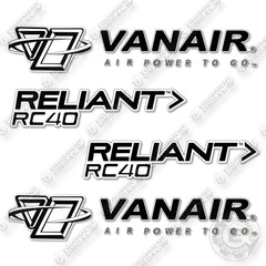 Fits Vanair RC40 Decal Kit Compressor