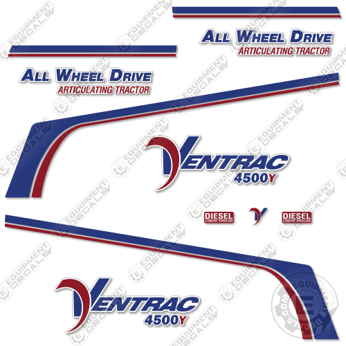 Fits Ventrac 4500Y Decal Kit Tractor