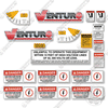 Image of Fits Venturo ET5500MBP Decal Kit For Crane Truck