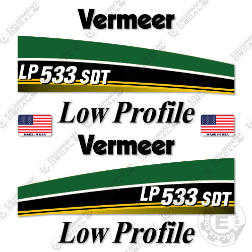 Vermeer LP533SDT Decal Kit Vacuum Excavator - Aftermarket Kit