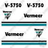Image of Vermeer V5750 Decal Kit Trencher- Aftermarket Kit