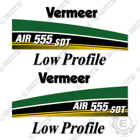 Fits Vermeer Air 555 SDT Decal Kit Vacuum Excavator