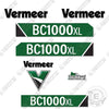 Image of Fits Vermeer BC 1000 XL New Style Decal Kit