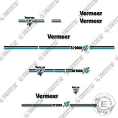 Fits Vermeer BC2000XL Chipper Decal Kit