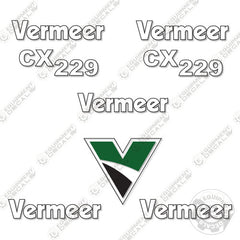 Fits Vermeer CX229 Decal Kit Mini Excavator
