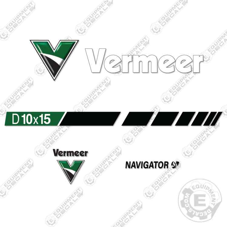 Fits Vermeer D10x15 Decal Kit Directional Drill