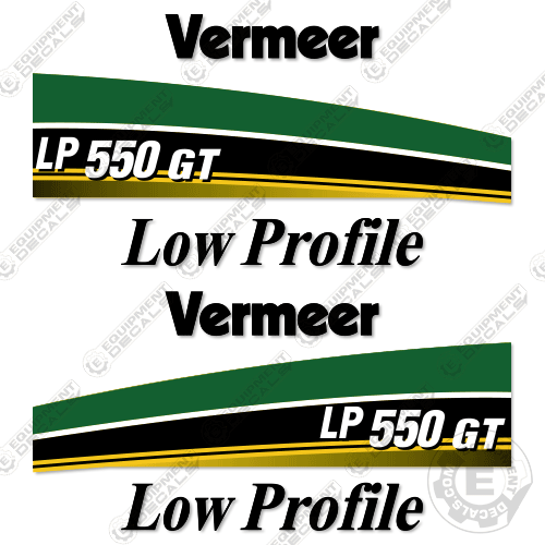 Fits Vermeer LP550GT Decal Kit Vacuum Excavator