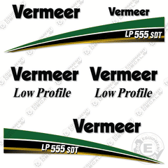Fits Vermeer Low Profile LP555SDT Vacuum Excavator Decal Kit