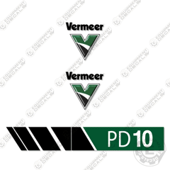 Fits Vermeer PD10 Decal Kit Pile Driver - Newer Style