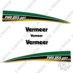 Fits Vermeer PMD855SDT Decal Kit Vacuum Excavator