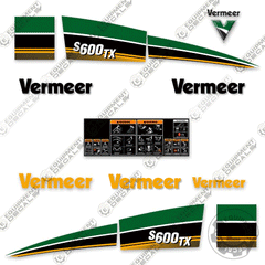 Fits Vermeer S600TX Decal Kit Mini Excavator