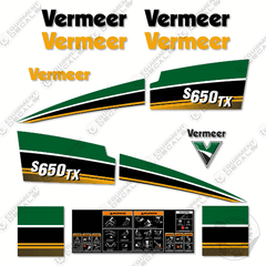 Fits Vermeer S650TX Decal Kit Mini Excavator