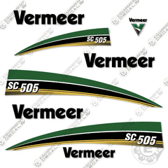 Fits Vermeer SC505 Stump Grinder Decal Kit