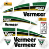Image of Vermeer SC802 Decal Kit Stump Cutter - New Style- Aftermarket Kit
