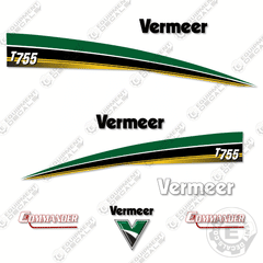 Fits Vermeer T755 Trencher Decal Kit