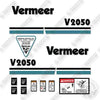 Image of Fits Vermeer V2050 Trencher Decal Kit