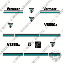 Fits Vermeer V-8550A Decal Kit Trencher