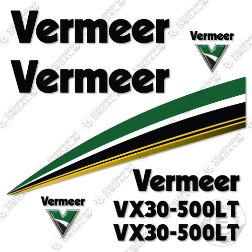 Fits Vermeer VX30-500LT Decal Kit Hydro Vacuum