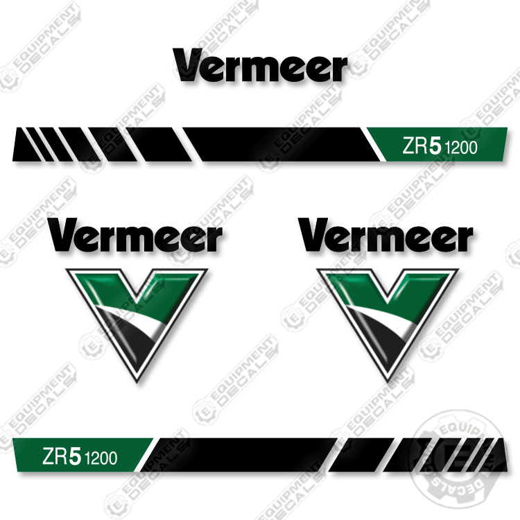 Fits Vermeer ZR5 1200 Decal Kit Round Baler
