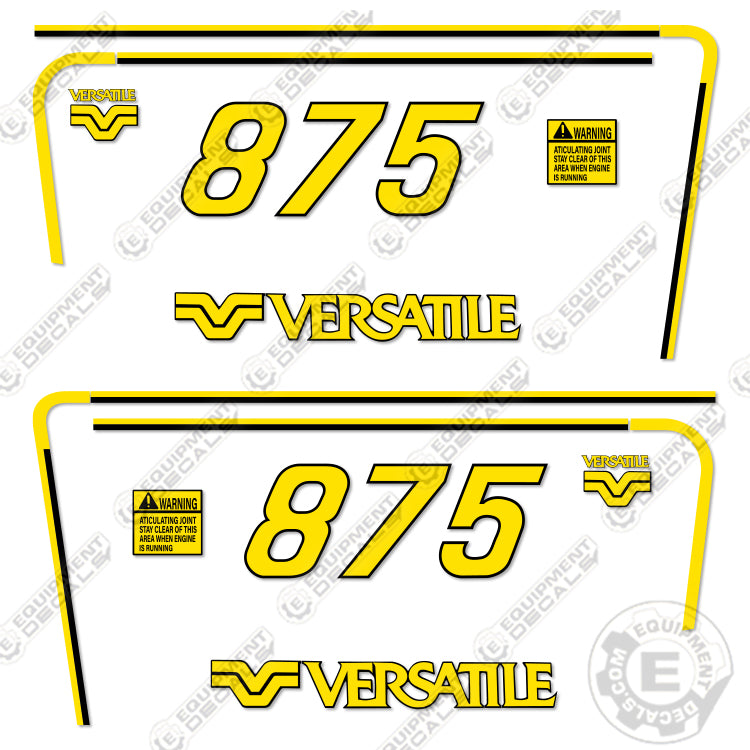 Fits Versatile 875 Decal Kit Tractor