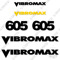 Fits Vibromax 605 Decal Kit Roller