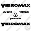 Image of Fits Vibromax VM 106 D Decal Kit Drum Roller