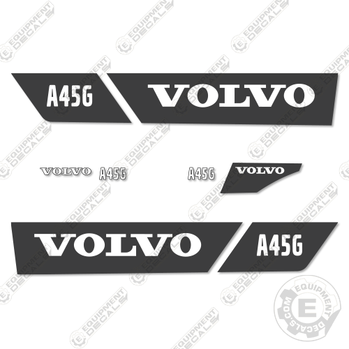 Fits Volvo A45G Decal Kit Articulated Dump Truck