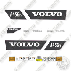 Volvo A45GFS Decal Kit Articulated Dump Truck - Aftermarket Kit
