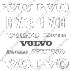 Fits Volvo BL70B Decal Kit Backhoe Loader