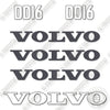 Image of Fits Volvo DD16 Decal Kit Soil Compactor Roller