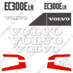 Fits Volvo EC300ELR Decal Kit Excavator