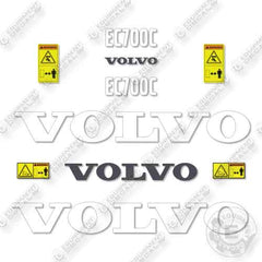 Fits Volvo EC700C Decal Kit Excavator