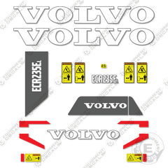 Fits Volvo ECR235EL Decal Kit Excavator