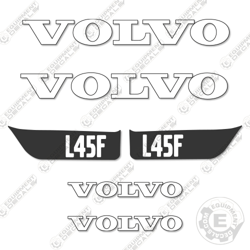 Fits Volvo L45F Decal Kit Wheel Loader – Equipment Decals
