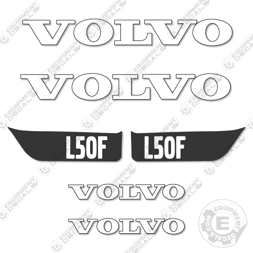 Fits Volvo L50F Decal Kit Wheel Loader