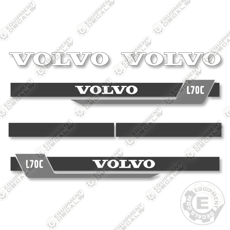 Fits Volvo L70C Decal Kit Wheel Loader