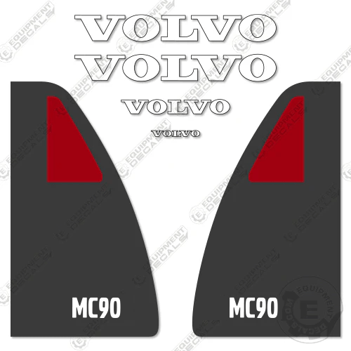 Fits Volvo MC90 Decal Kit Skid Steer