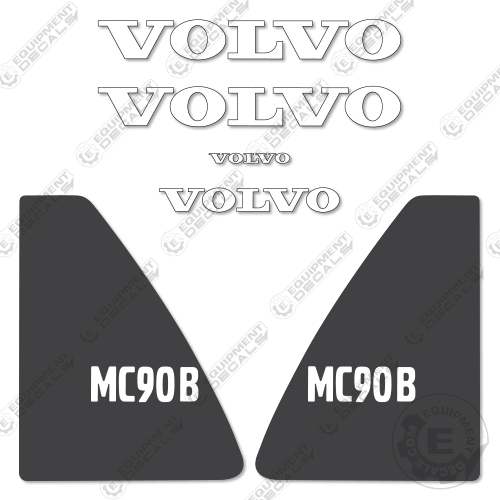 Fits Volvo MC90B Decal Kit Skid Steer