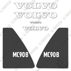 Fits Volvo MC90B Decal Kit Skid Steer