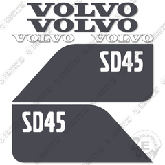 Fits Volvo SD45 Decal Kit Roller