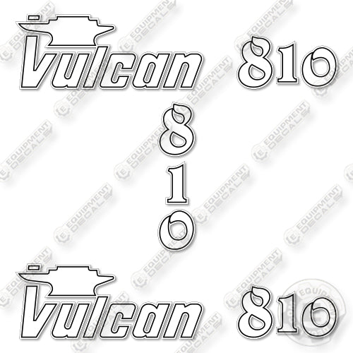 Vulcan 810 Decal Kit Tow Truck - Aftermarket Kit