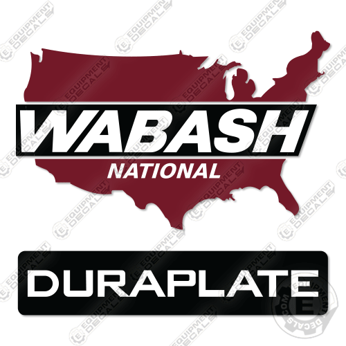 Fits Wabash National Semi Logo Decal Kit