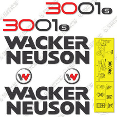 Fits Wacker Neuson 3001s Decal Kit Concrete Dumper