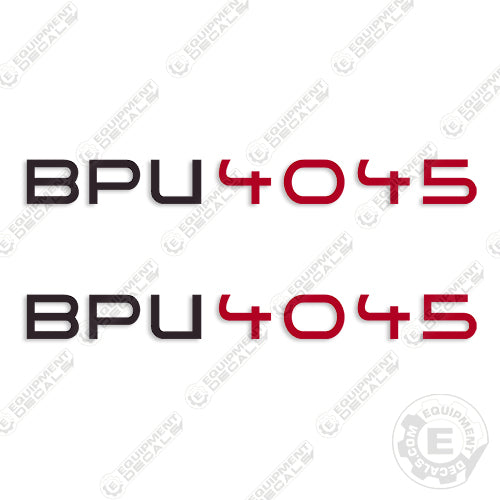 Fits Wacker Neuson BPU4045 Decal Kit Vibratory Plate