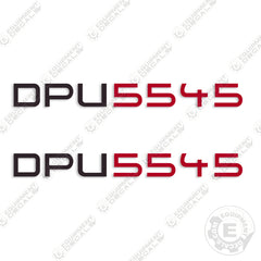 Fits Wacker Neuson DPU5545 Decal Kit Vibratory Plate