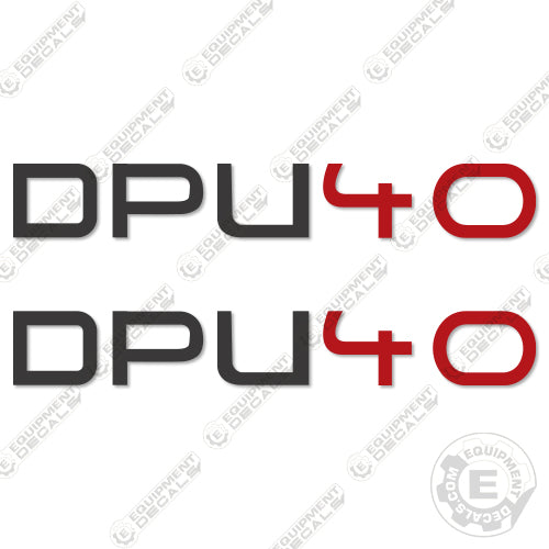 Wacker Neuson DPU40  Decal Kit Compactor - Aftermarket Kit