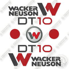 Wacker Neuson DT10 Decal Kit Dumper- Aftermarket Kit