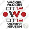 Image of Wacker Neuson DT12 Decal Kit Dumper- Aftermarket Kit