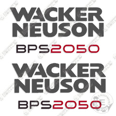 Fits Wacker Neuson BPS2050 Decal Kit Vibratory Plate